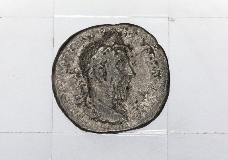 Римская империя · Macrinus · Denarius · II в., аверс, Федеральное государственное бюджетное учреждение культуры "Государственный музей изобразительных искусств имени А.С. Пушкина"