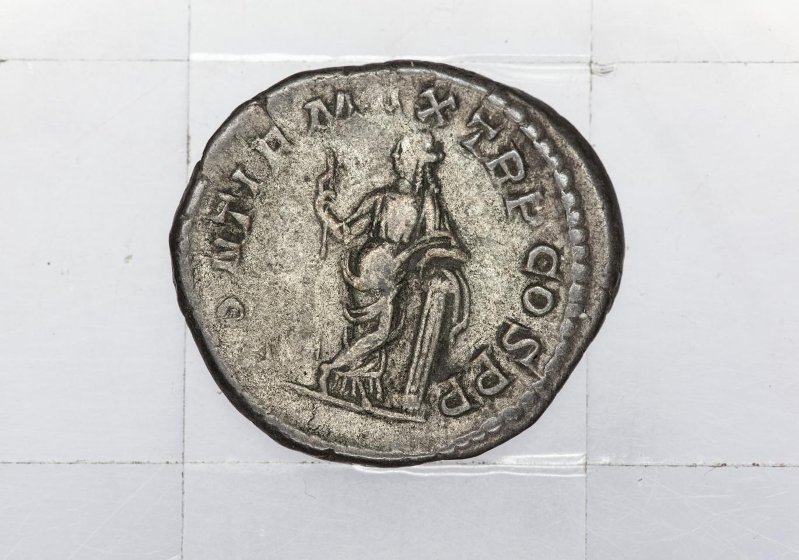 Римская империя · Macrinus · Denarius · II в., аверс, Федеральное государственное бюджетное учреждение культуры "Государственный музей изобразительных искусств имени А.С. Пушкина"
