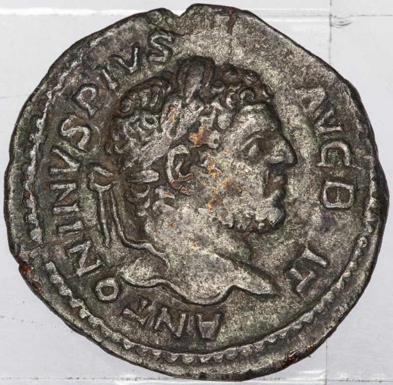 Римская империя · Caracalla · Denarius · II в., аверс, Федеральное государственное бюджетное учреждение культуры "Государственный музей изобразительных искусств имени А.С. Пушкина"