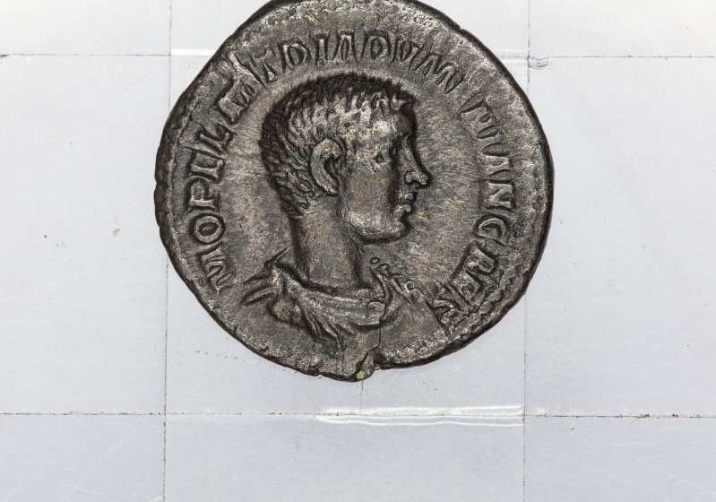 Римская империя · Macrinus · Denarius · II в., аверс, Федеральное государственное бюджетное учреждение культуры "Государственный музей изобразительных искусств имени А.С. Пушкина"