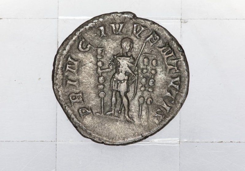 Римская империя · Macrinus · Denarius · II в., реверс, Федеральное государственное бюджетное учреждение культуры "Государственный музей изобразительных искусств имени А.С. Пушкина"