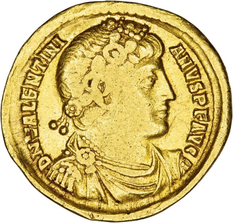 реверс Античная монета · Solidus · III в.