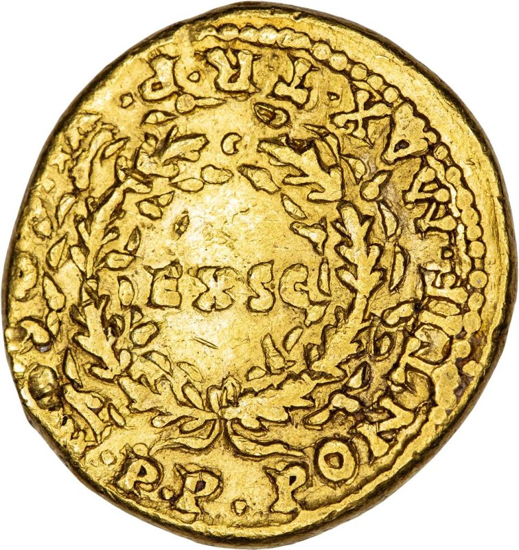 Античная монета · Nero · Aureus · I в., аверс, Федеральное государственное бюджетное учреждение культуры "Государственный музей изобразительных искусств имени А.С. Пушкина"