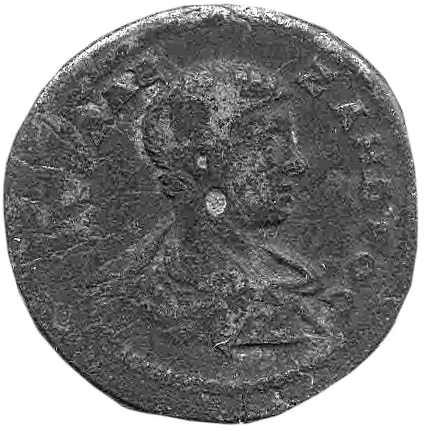 аверс Античная монета · Severus Alexander · II в.