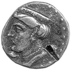 Античная монета · Drachma · IV в. до н. э., аверс, Федеральное государственное бюджетное учреждение культуры "Государственный музей изобразительных искусств имени А.С. Пушкина"
