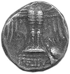Античная монета · Drachma · IV в. до н. э., реверс, Федеральное государственное бюджетное учреждение культуры "Государственный музей изобразительных искусств имени А.С. Пушкина"