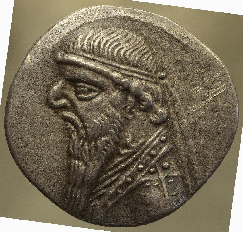 Парфия · Drachma · I в. до н. э., аверс, Федеральное государственное бюджетное учреждение культуры "Государственный музей изобразительных искусств имени А.С. Пушкина"
