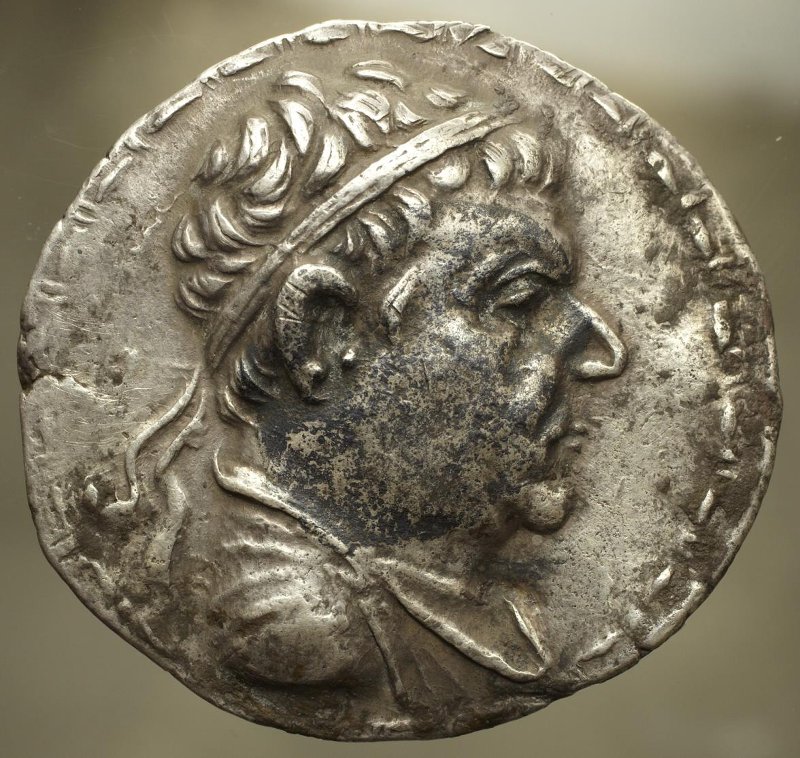 Античная монета · Tetradrachm · II в. до н. э., реверс, Федеральное государственное бюджетное учреждение культуры "Государственный музей изобразительных искусств имени А.С. Пушкина"