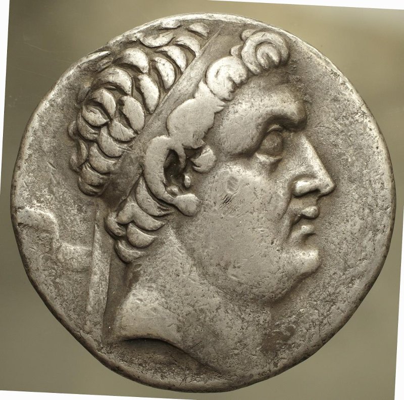 Античная монета · Tetradrachm · II в. до н. э., реверс, Федеральное государственное бюджетное учреждение культуры "Государственный музей изобразительных искусств имени А.С. Пушкина"