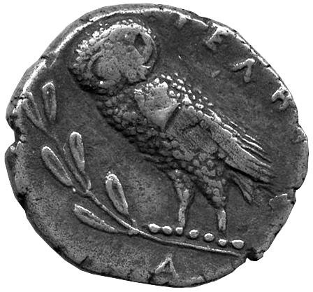 Античная монета · Drachma · IV в. до н. э., аверс, Федеральное государственное бюджетное учреждение культуры "Государственный музей изобразительных искусств имени А.С. Пушкина"