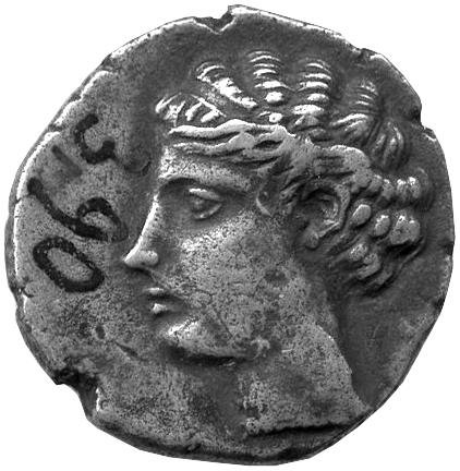 Античная монета · Drachma · IV в. до н. э., реверс, Федеральное государственное бюджетное учреждение культуры "Государственный музей изобразительных искусств имени А.С. Пушкина"