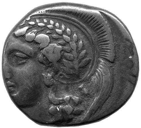 Античная монета · Didrachm · IV в. до н. э., реверс, Федеральное государственное бюджетное учреждение культуры "Государственный музей изобразительных искусств имени А.С. Пушкина"