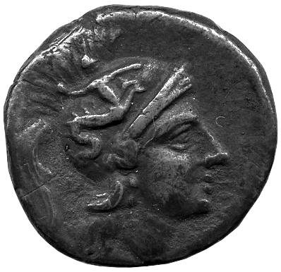Античная монета · Drachma · III в. до н. э., аверс, Федеральное государственное бюджетное учреждение культуры "Государственный музей изобразительных искусств имени А.С. Пушкина"