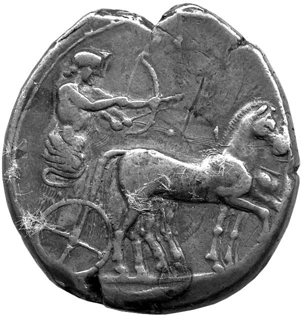 реверс Греция · Tetradrachm · V в. до н. э.