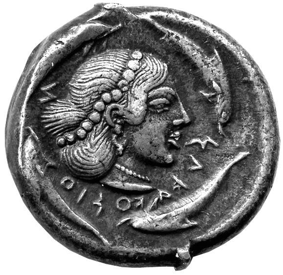 Греция · Tetradrachm · V в. до н. э., аверс, Федеральное государственное бюджетное учреждение культуры "Государственный музей изобразительных искусств имени А.С. Пушкина"