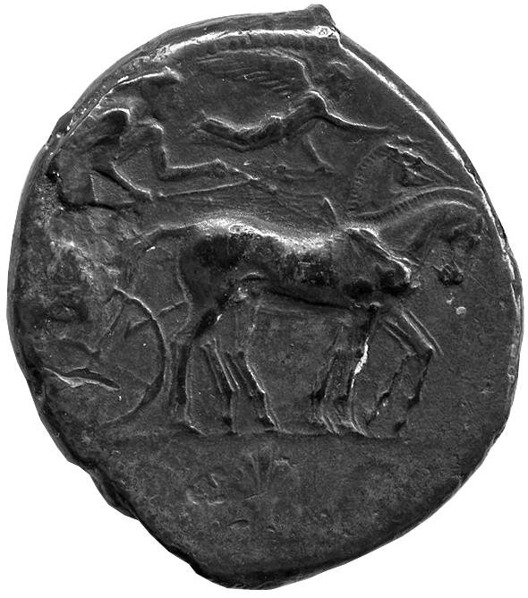 Греция · Tetradrachm · V в. до н. э., аверс, Федеральное государственное бюджетное учреждение культуры "Государственный музей изобразительных искусств имени А.С. Пушкина"