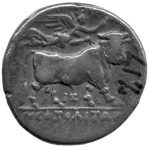 реверс Греция · Didrachm · III в. до н. э.
