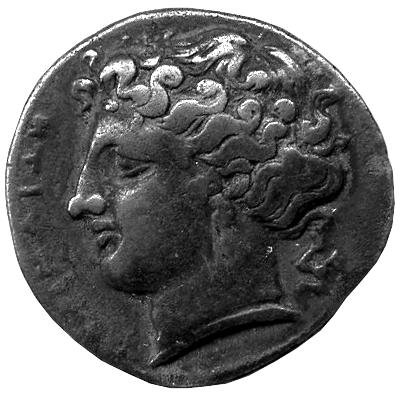 Античная монета · Drachma · III в. до н. э., аверс, Федеральное государственное бюджетное учреждение культуры "Государственный музей изобразительных искусств имени А.С. Пушкина"