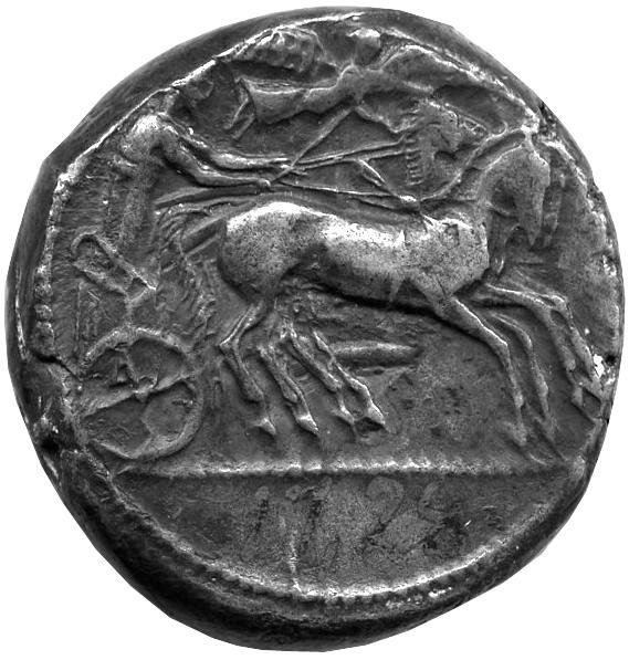Греция · Tetradrachm · V в. до н. э., реверс, Федеральное государственное бюджетное учреждение культуры "Государственный музей изобразительных искусств имени А.С. Пушкина"