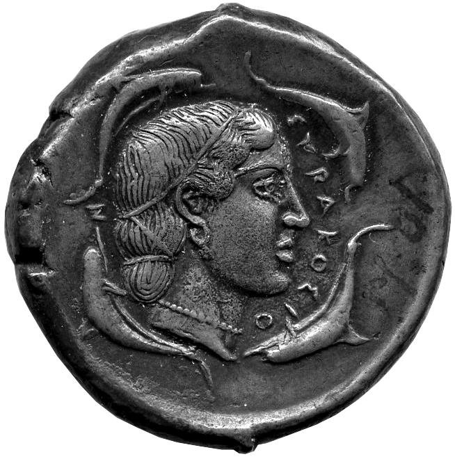 Греция · Tetradrachm · V в. до н. э., аверс, Федеральное государственное бюджетное учреждение культуры "Государственный музей изобразительных искусств имени А.С. Пушкина"