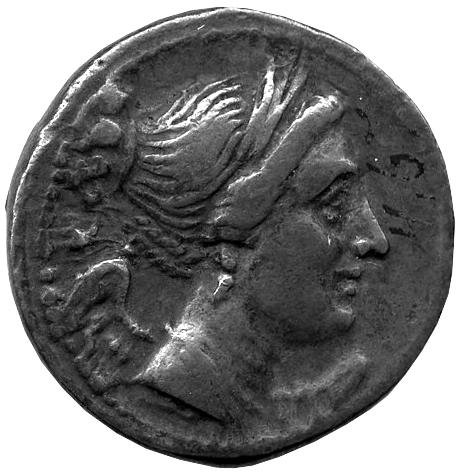 Античная монета · Drachma · III в. до н. э., аверс, Федеральное государственное бюджетное учреждение культуры "Государственный музей изобразительных искусств имени А.С. Пушкина"