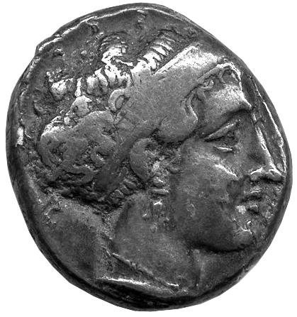 Античная монета · Didrachm · IV в. до н. э., реверс, Федеральное государственное бюджетное учреждение культуры "Государственный музей изобразительных искусств имени А.С. Пушкина"