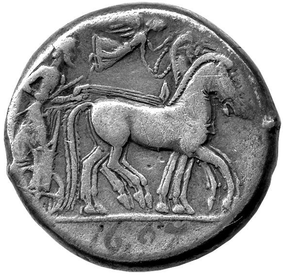 Греция · Tetradrachm · V в. до н. э., реверс, Федеральное государственное бюджетное учреждение культуры "Государственный музей изобразительных искусств имени А.С. Пушкина"
