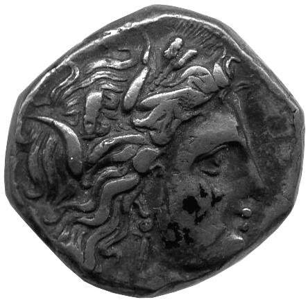 Античная монета · Stater · III в. до н. э., аверс, Федеральное государственное бюджетное учреждение культуры "Государственный музей изобразительных искусств имени А.С. Пушкина"