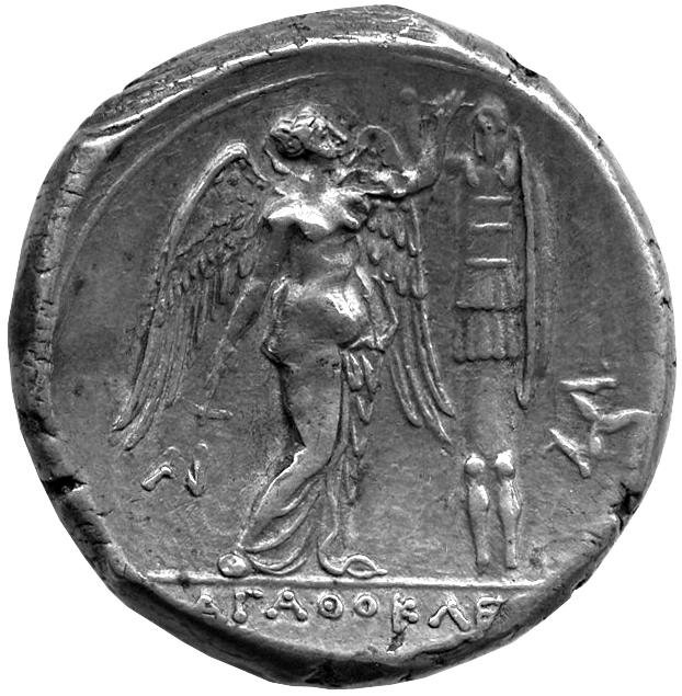 Греция · Agathocles of Syracuse · Tetradrachm · IV в. до н. э., реверс, Федеральное государственное бюджетное учреждение культуры "Государственный музей изобразительных искусств имени А.С. Пушкина"