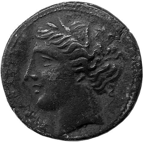 Греция · Agathocles of Syracuse · IV в. до н. э., реверс, Федеральное государственное бюджетное учреждение культуры "Государственный музей изобразительных искусств имени А.С. Пушкина"