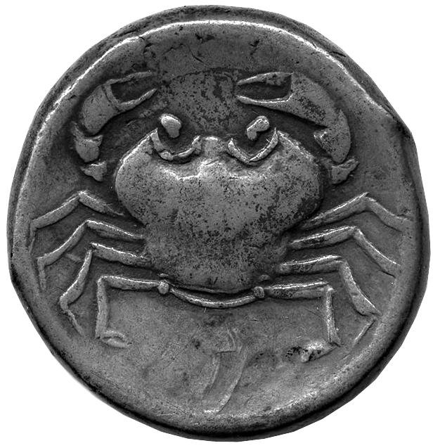 Греция · Tetradrachm · V в. до н. э., аверс, Федеральное государственное бюджетное учреждение культуры "Государственный музей изобразительных искусств имени А.С. Пушкина"