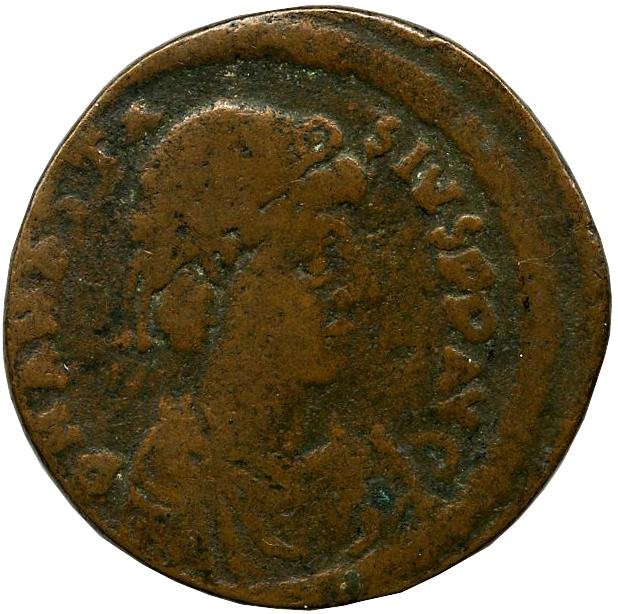 аверс Византия · Follis · IV в.