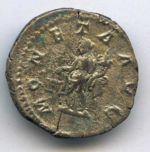 Римская империя · Caracalla · Denarius · II в., аверс, Федеральное государственное бюджетное учреждение культуры "Государственный музей изобразительных искусств имени А.С. Пушкина"