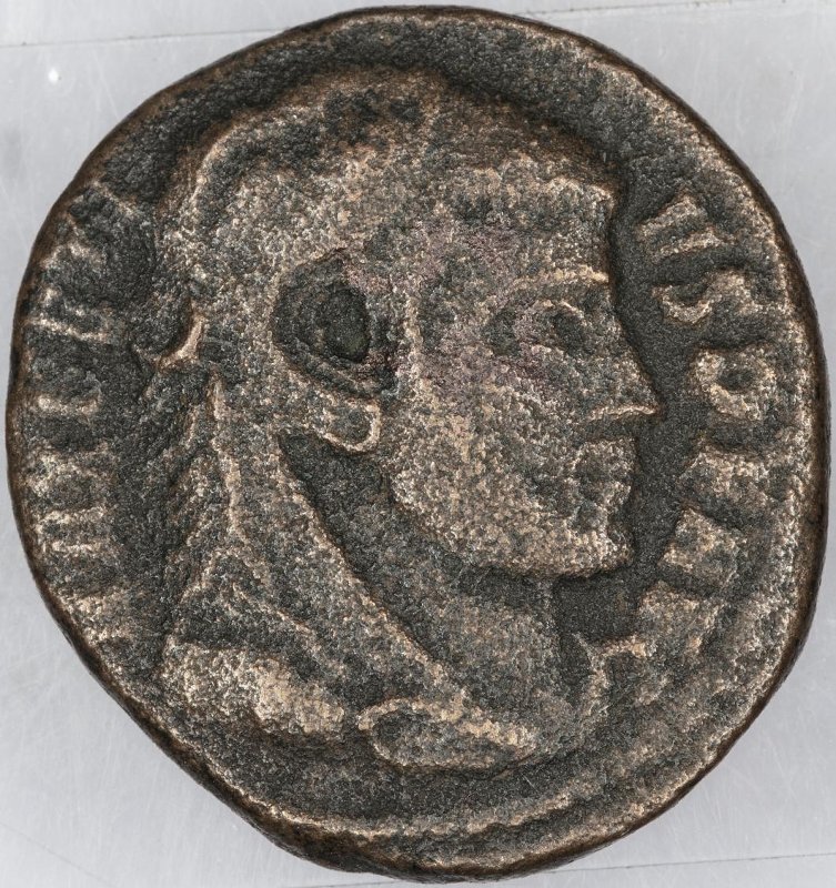 Римская империя · Maxentius · III в., аверс, Федеральное государственное бюджетное учреждение культуры "Государственный музей изобразительных искусств имени А.С. Пушкина"