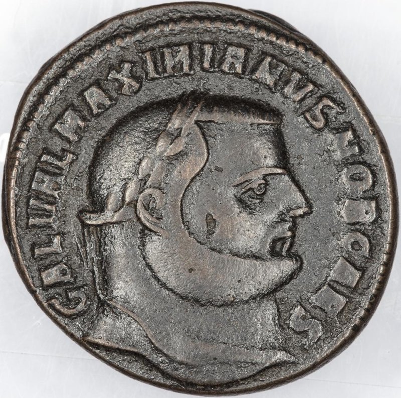 аверс Римская империя · Galerius · Follis · III в.