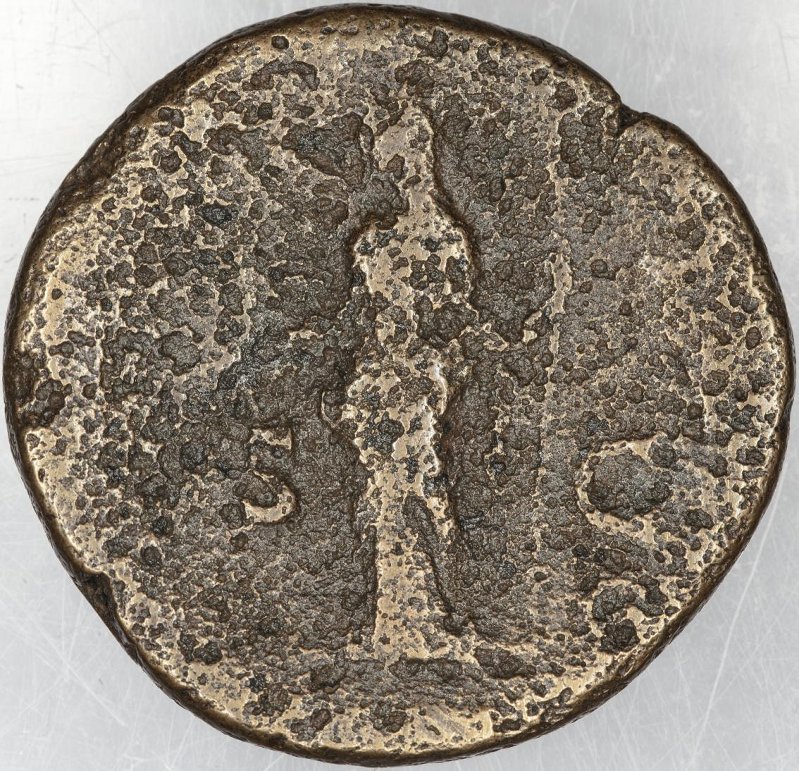 Римская империя · Antoninus Pius · Sestertius · I в., реверс, Федеральное государственное бюджетное учреждение культуры "Государственный музей изобразительных искусств имени А.С. Пушкина"