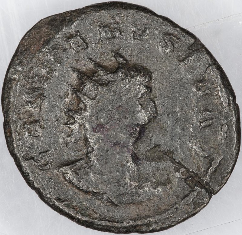 Римская империя · Gallienus · II в., аверс, Федеральное государственное бюджетное учреждение культуры "Государственный музей изобразительных искусств имени А.С. Пушкина"
