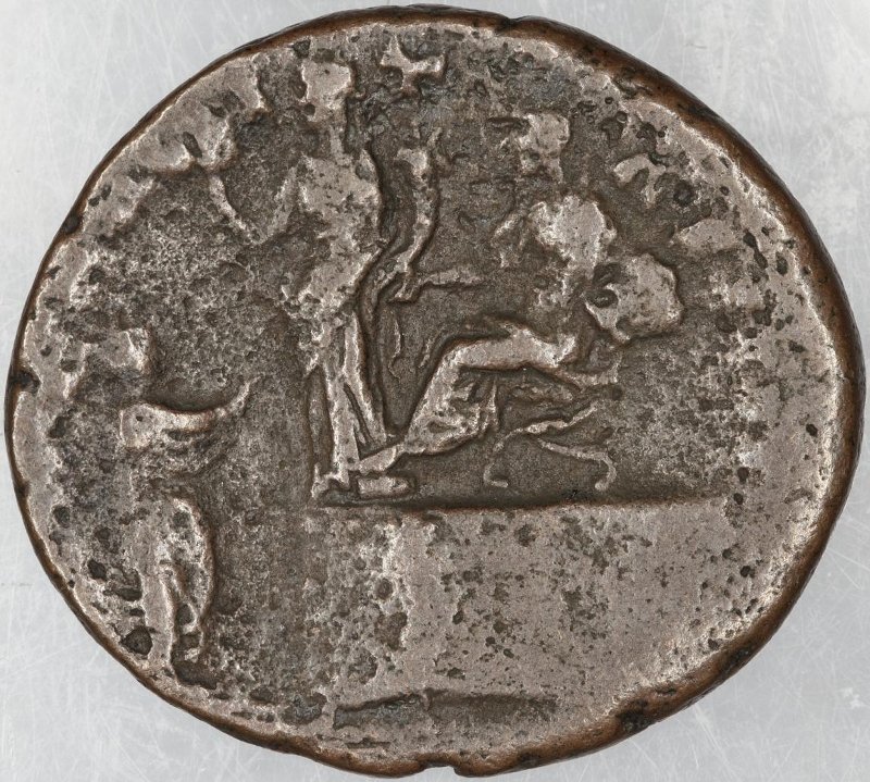 Римская империя · Antoninus Pius · As · I в., реверс, Федеральное государственное бюджетное учреждение культуры "Государственный музей изобразительных искусств имени А.С. Пушкина"