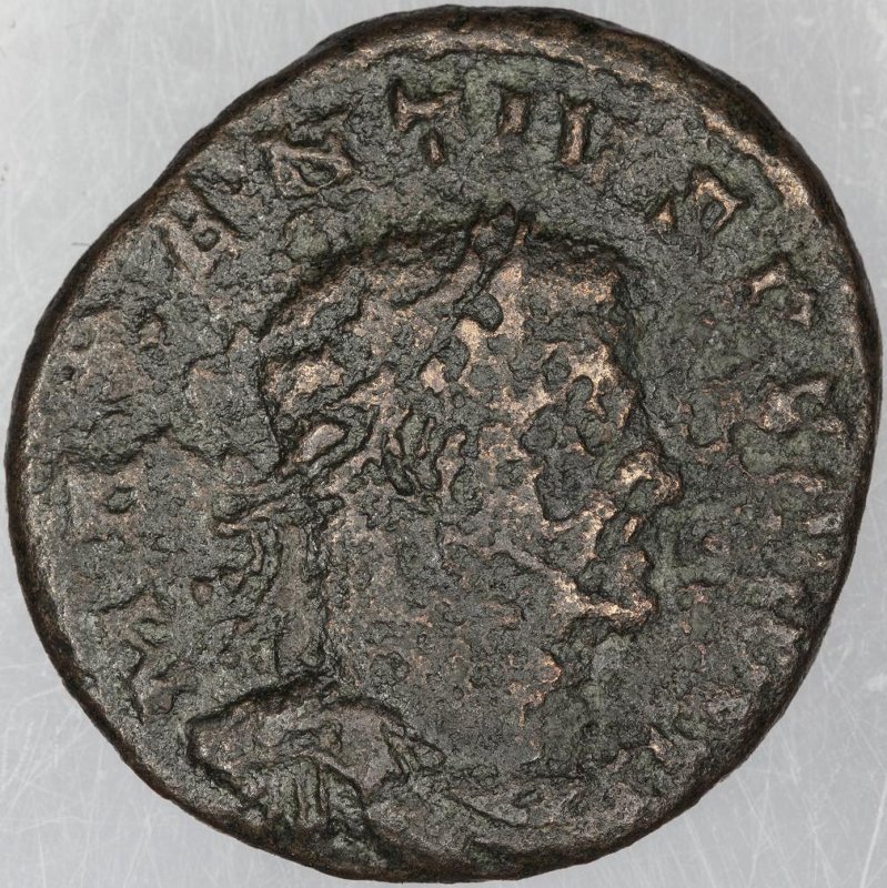 Римская империя · Maxentius · Follis · III в., аверс, Федеральное государственное бюджетное учреждение культуры "Государственный музей изобразительных искусств имени А.С. Пушкина"