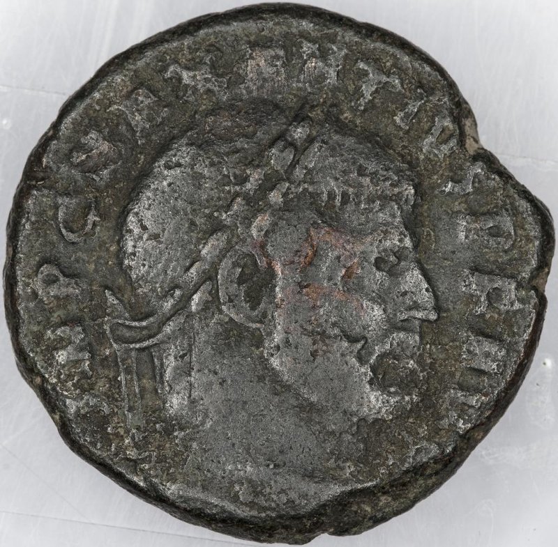 Римская империя · Maxentius · III в., аверс, Федеральное государственное бюджетное учреждение культуры "Государственный музей изобразительных искусств имени А.С. Пушкина"