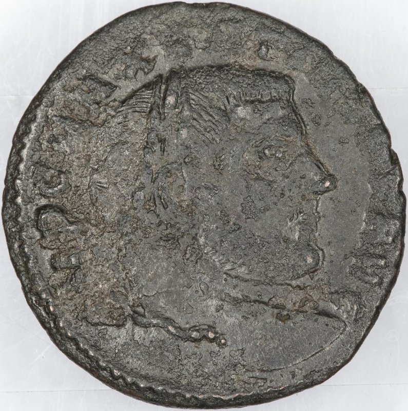 Римская империя · Maxentius · Follis · III в., аверс, Федеральное государственное бюджетное учреждение культуры "Государственный музей изобразительных искусств имени А.С. Пушкина"