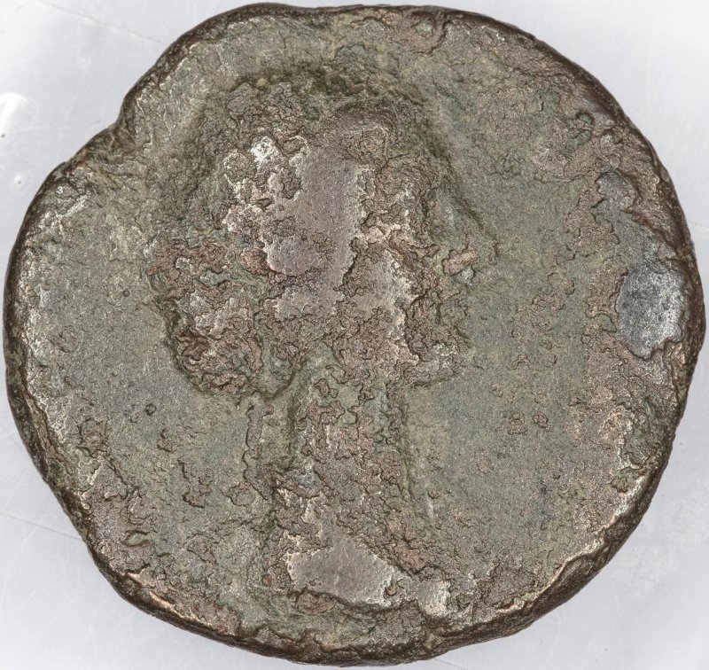 Римская империя · Antoninus Pius · As · I в., аверс, Федеральное государственное бюджетное учреждение культуры "Государственный музей изобразительных искусств имени А.С. Пушкина"