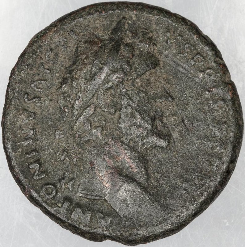 Римская империя · Antoninus Pius · As · I в., аверс, Федеральное государственное бюджетное учреждение культуры "Государственный музей изобразительных искусств имени А.С. Пушкина"