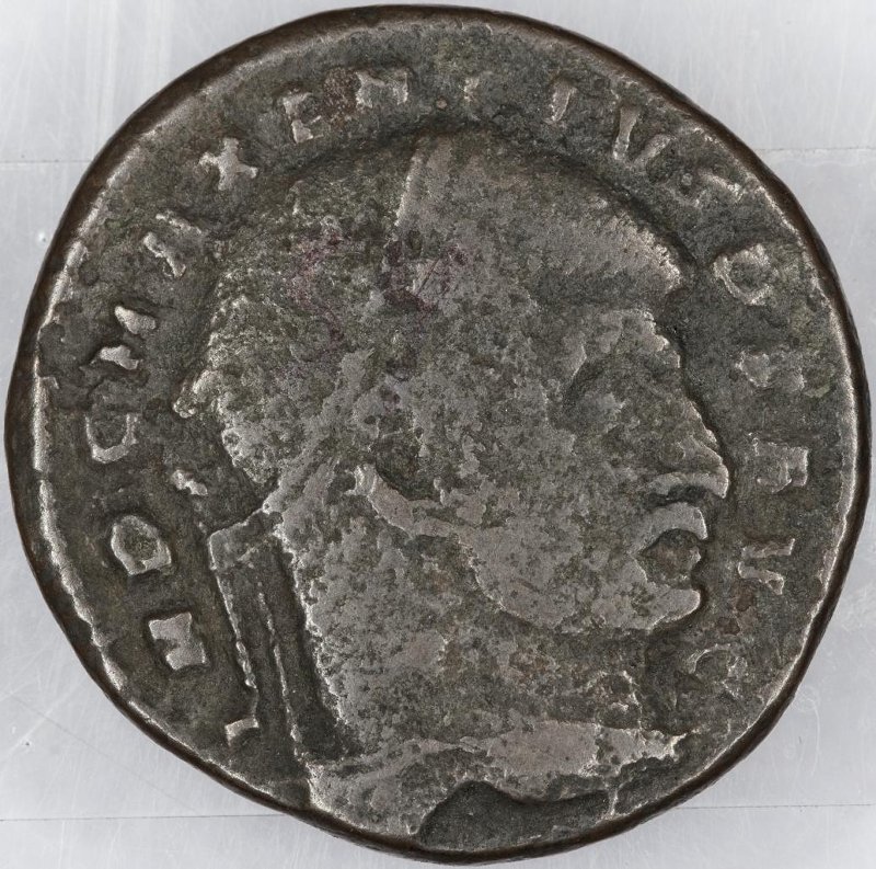Римская империя · Maxentius · III в., аверс, Федеральное государственное бюджетное учреждение культуры "Государственный музей изобразительных искусств имени А.С. Пушкина"