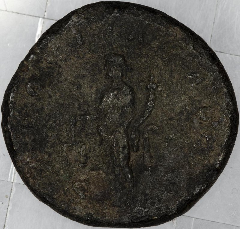 Римская империя · Dupondius · II в., реверс, Федеральное государственное бюджетное учреждение культуры "Государственный музей изобразительных искусств имени А.С. Пушкина"