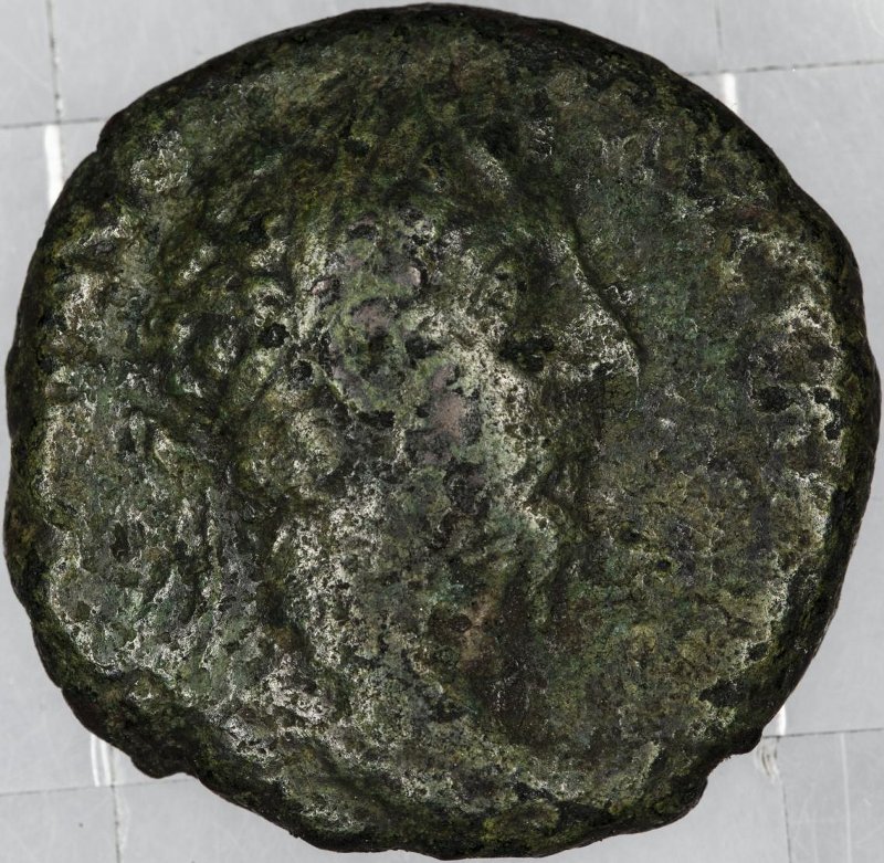 Римская империя · Marcus Aurelius · As · I в., аверс, Федеральное государственное бюджетное учреждение культуры "Государственный музей изобразительных искусств имени А.С. Пушкина"