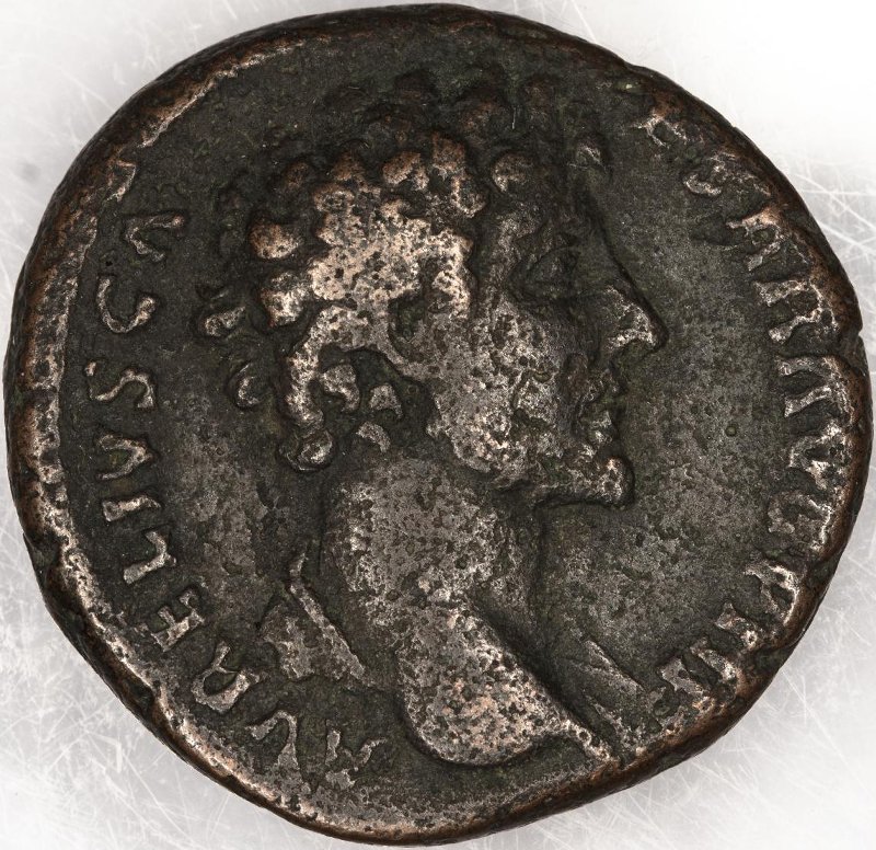 Римская империя · Antoninus Pius · Dupondius · I в., аверс, Федеральное государственное бюджетное учреждение культуры "Государственный музей изобразительных искусств имени А.С. Пушкина"