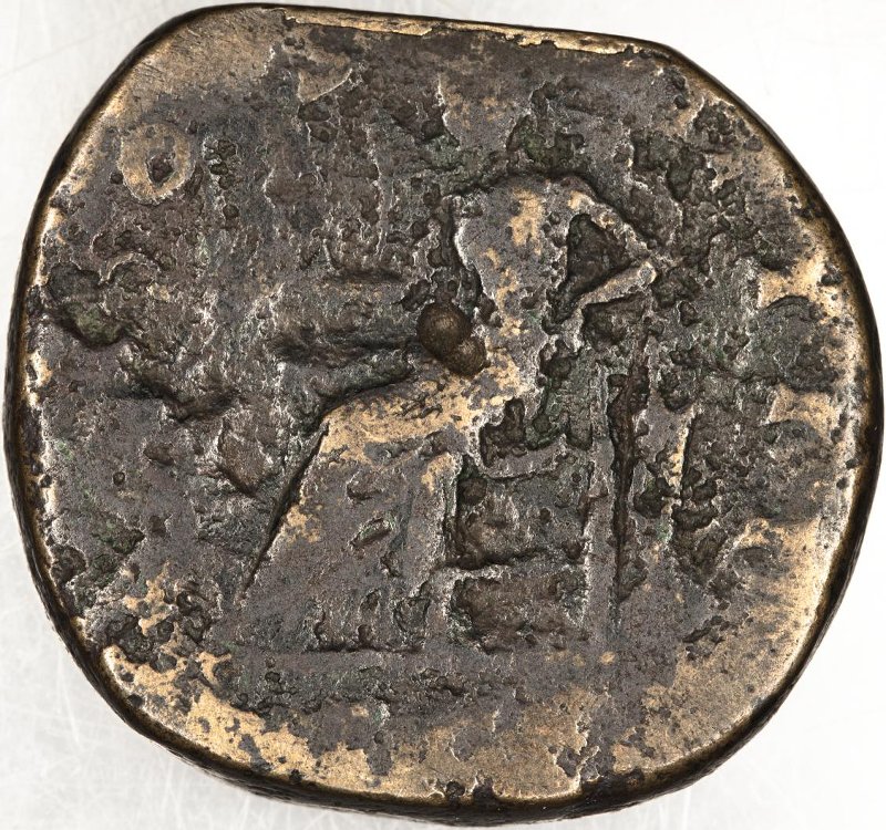 Римская империя · Antoninus Pius · Sestertius · I в., реверс, Федеральное государственное бюджетное учреждение культуры "Государственный музей изобразительных искусств имени А.С. Пушкина"