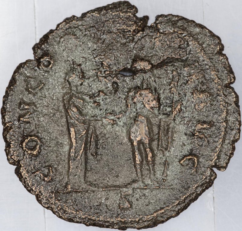 Римская империя · Aurelian · As · II в., реверс, Федеральное государственное бюджетное учреждение культуры "Государственный музей изобразительных искусств имени А.С. Пушкина"