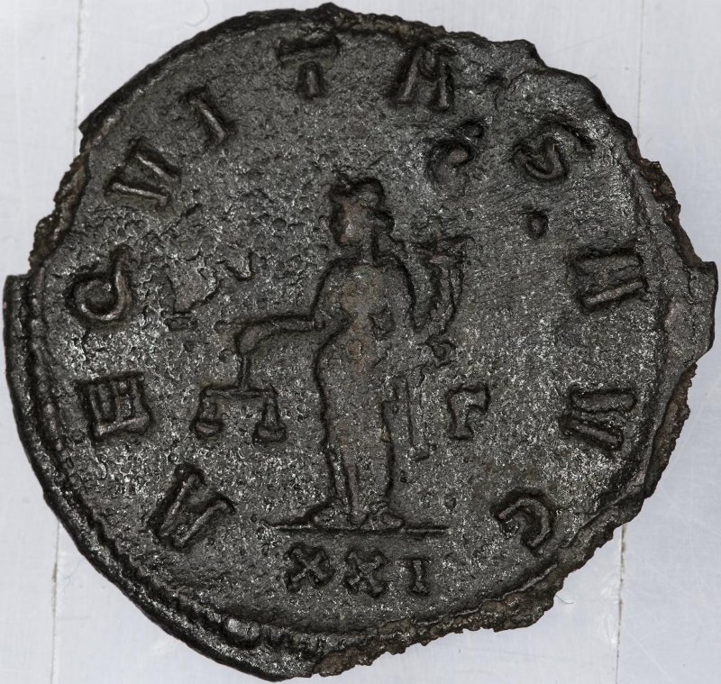 Римская империя · Tacitus · Antoninianus · II в., реверс, Федеральное государственное бюджетное учреждение культуры "Государственный музей изобразительных искусств имени А.С. Пушкина"